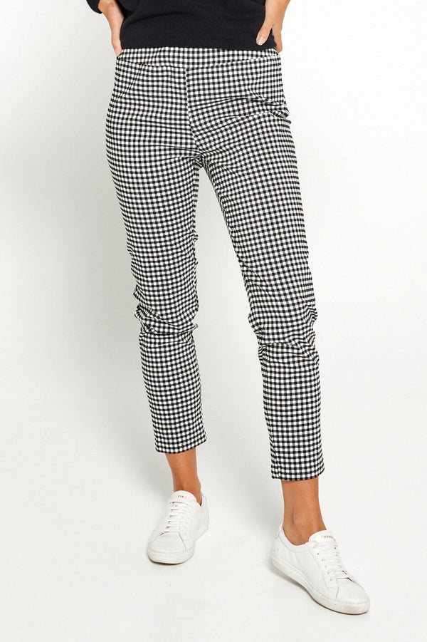 12410P -Print Slim Pull On Pant