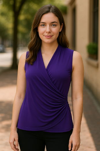 Lara Faux Wrap Singlet