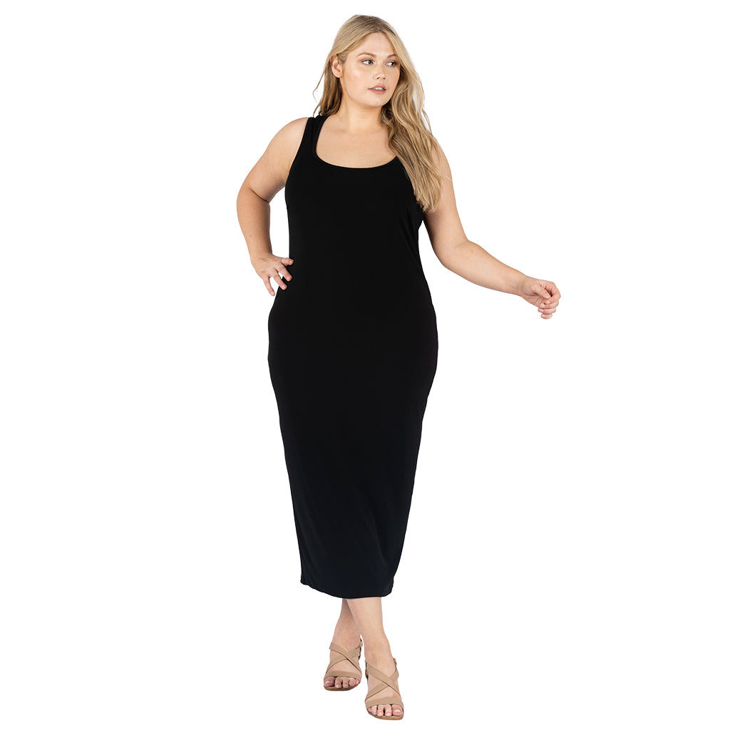 Roxanne Plain Soft Jersey Maxi Dress