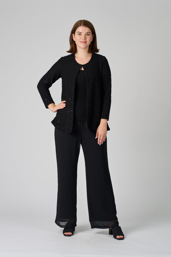 The Seraphina Sequin Textured Jacket