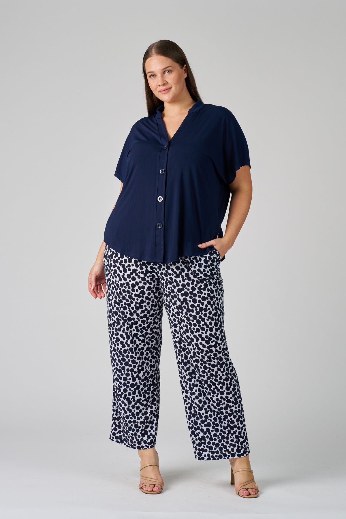 Soft Knit Shirt With Buttons
