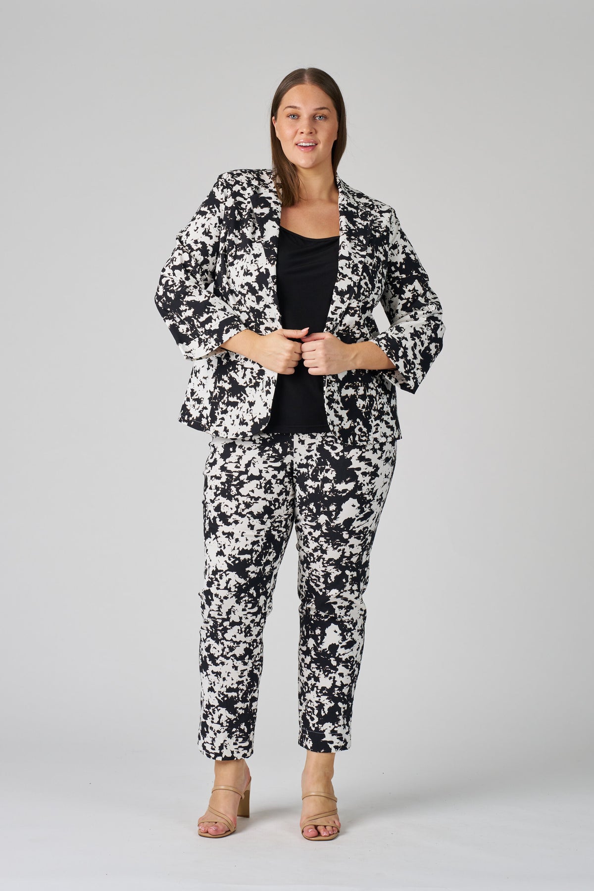 RTM9496A-Print Sateen Jacket