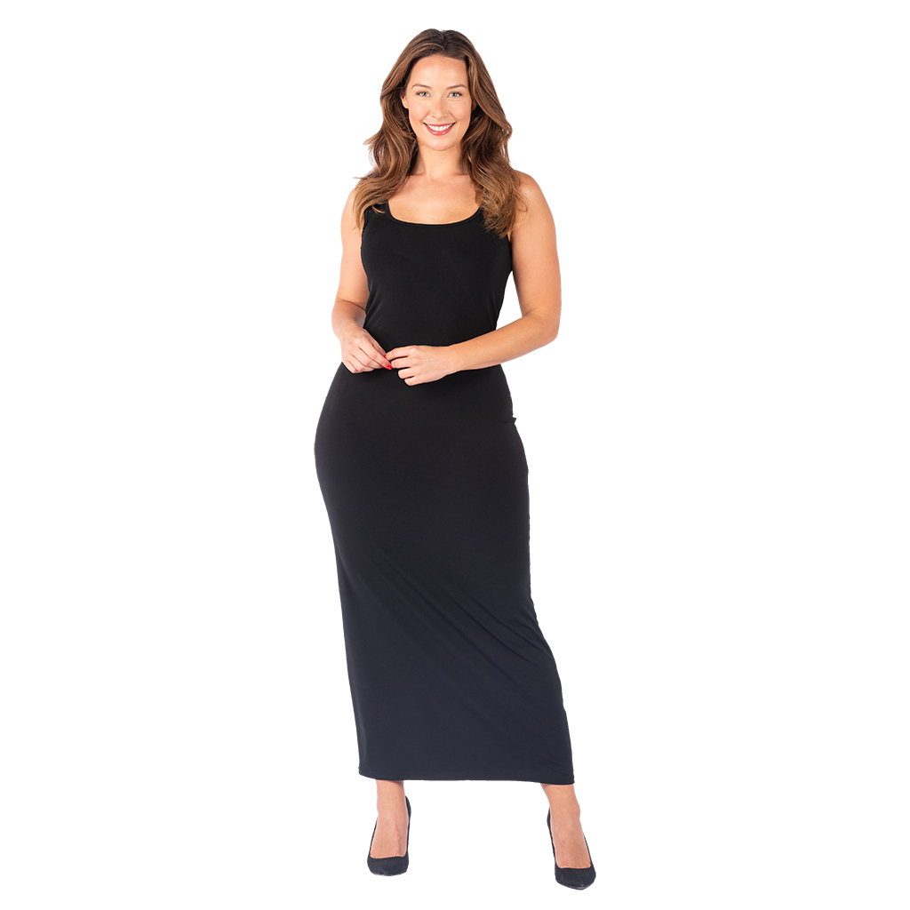 Maxi Wide Strap Dress