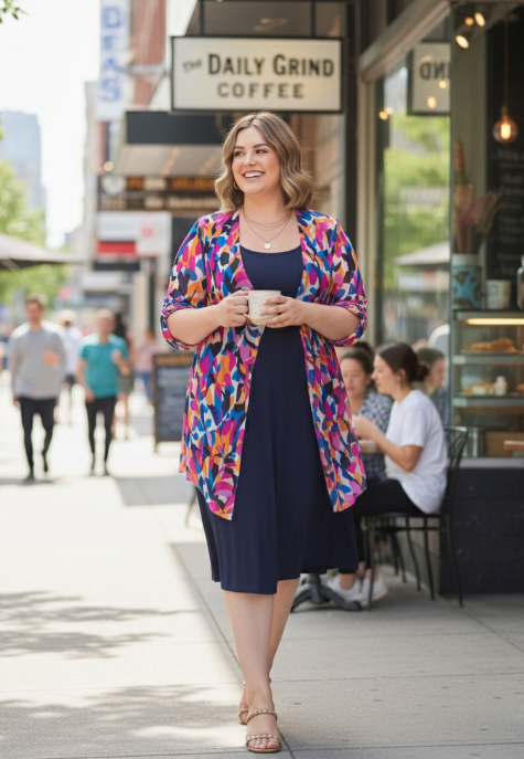 The Painterly Open-Front Shrug