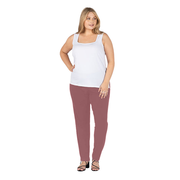 Soft Knit Straight Leg Trousers