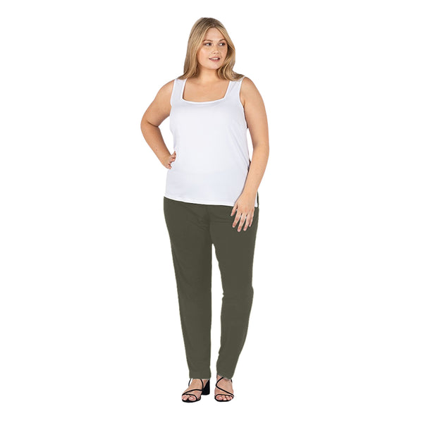 Soft Knit Straight Leg Trousers