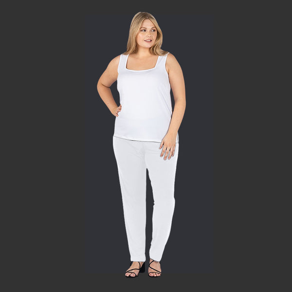 Soft Knit Straight Leg Trousers