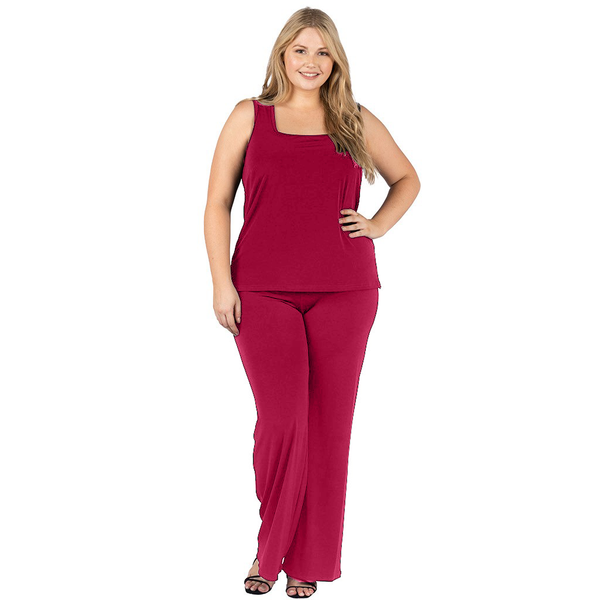 The Ultimate Soft Knit Wide-Leg Lounge Pant