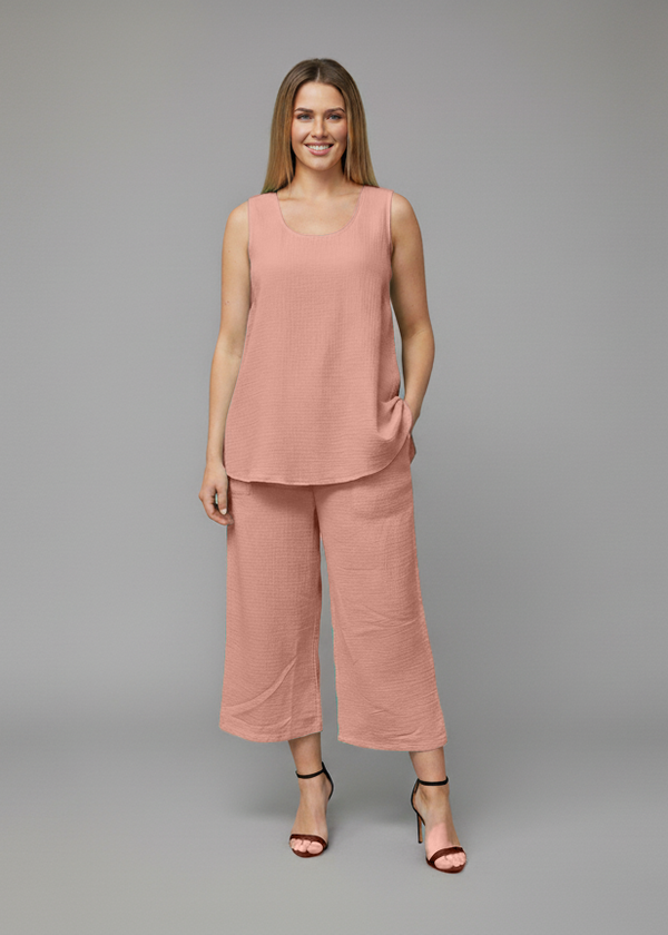 RTM2810-Double Cloth Cotton Singlet