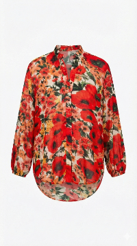 Stylish Frill Neck Blouse for Effortless Elegance
