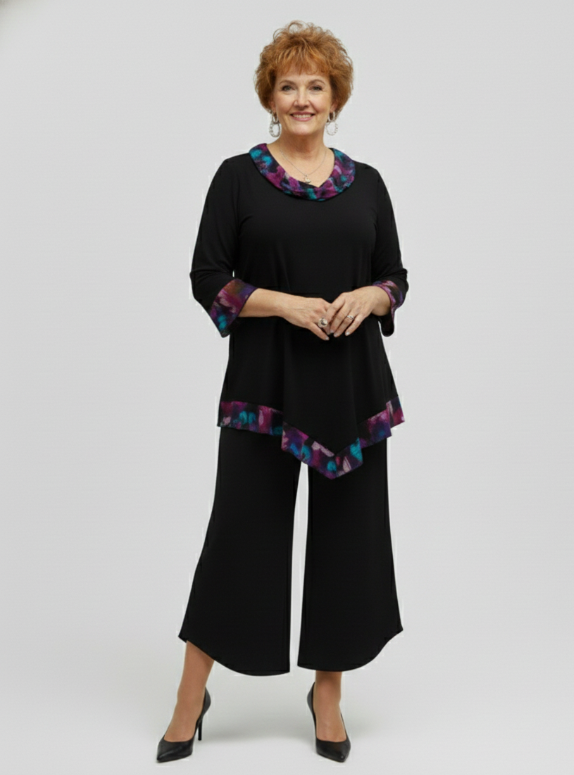 RTM1761-Curve Hem Pant