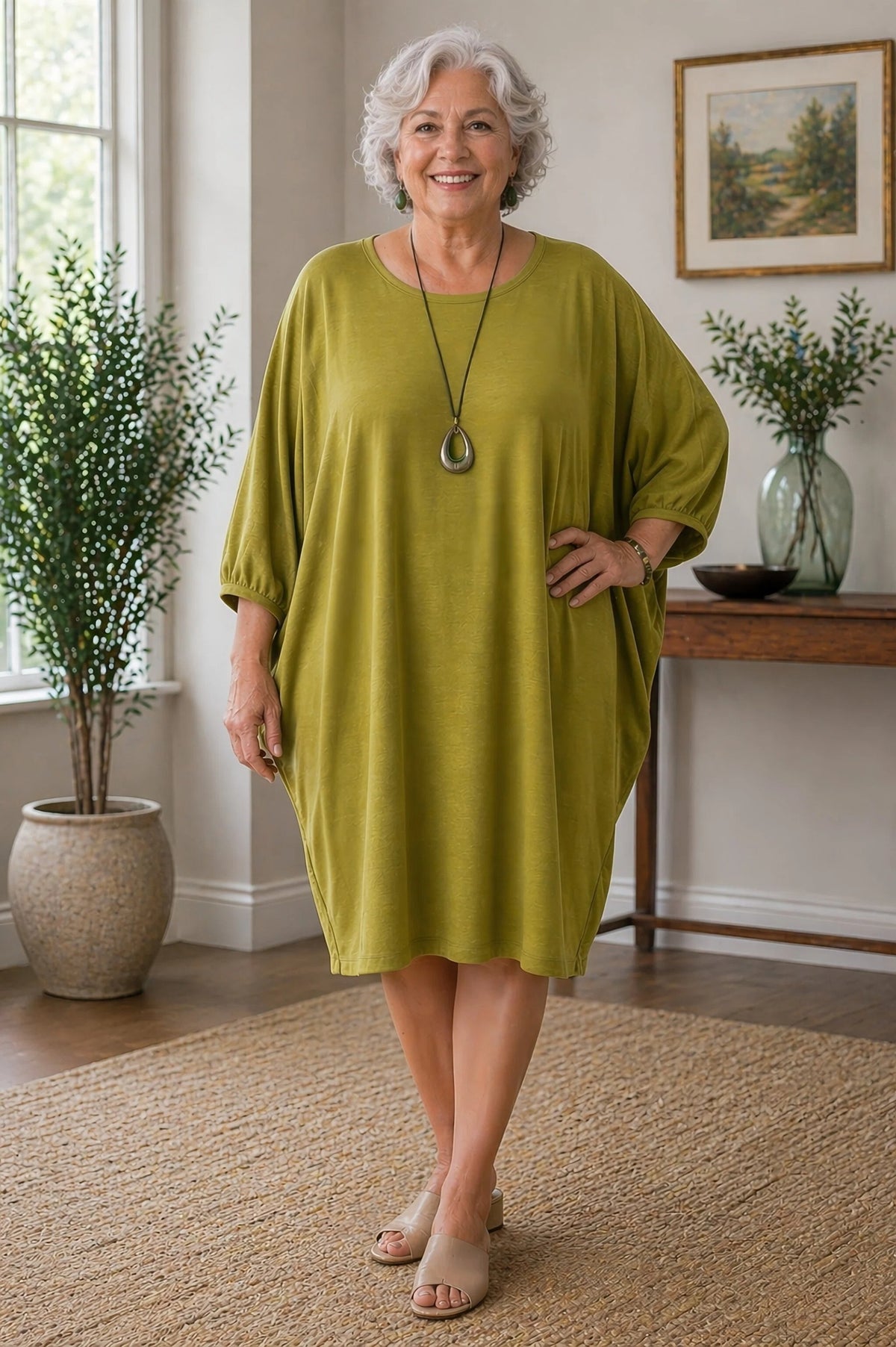 Batwing Winter Knit Dress