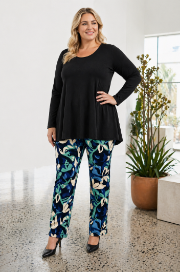 Bamboo Scooped Neck Top