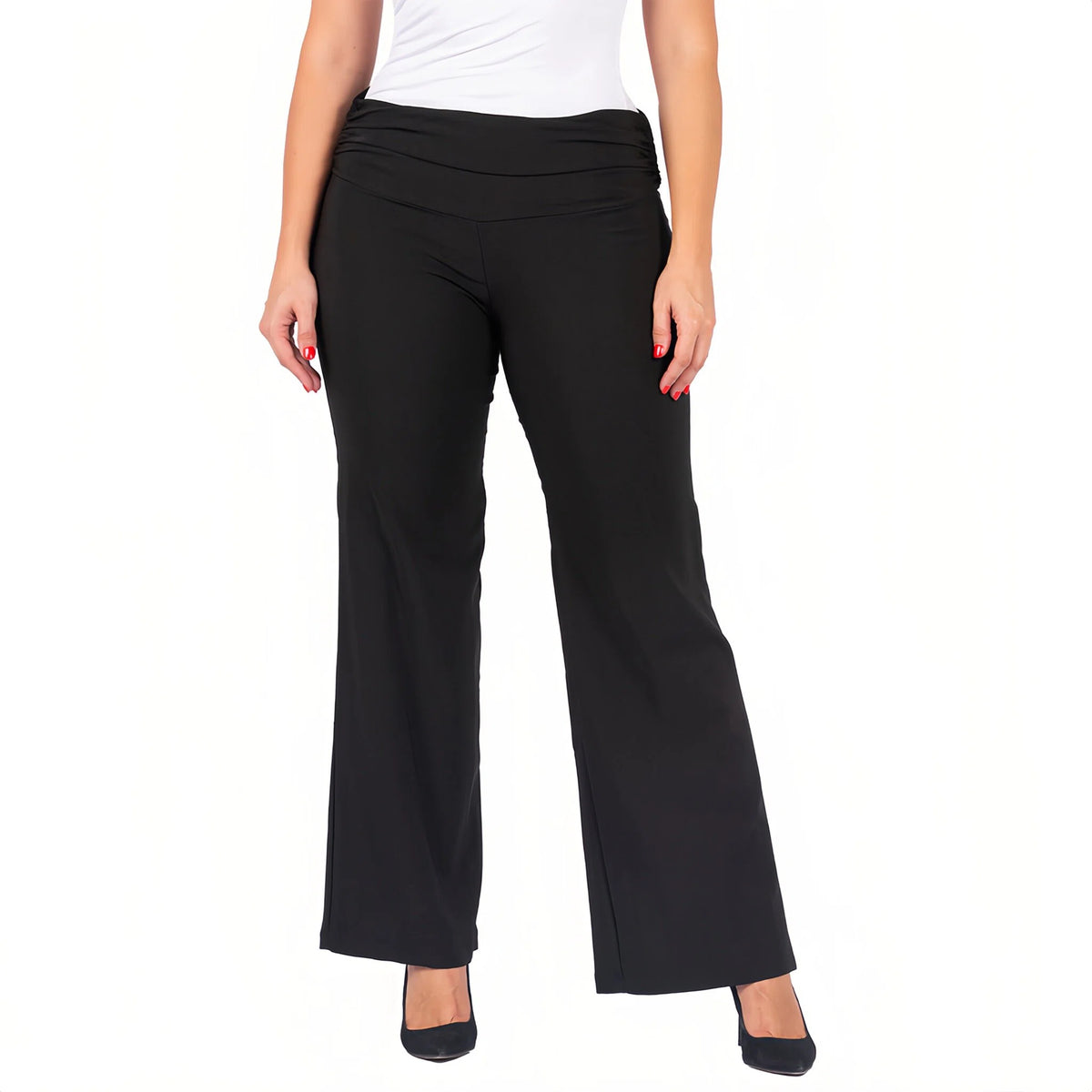 Aria Ruched Waist Stretch Pants