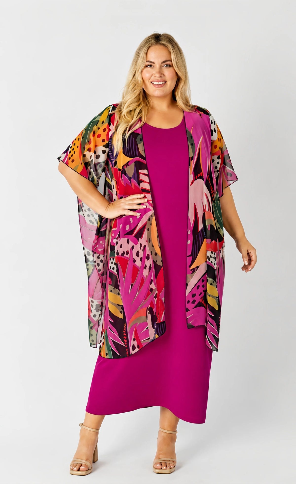 Aria Longline Cardigan Kaftan