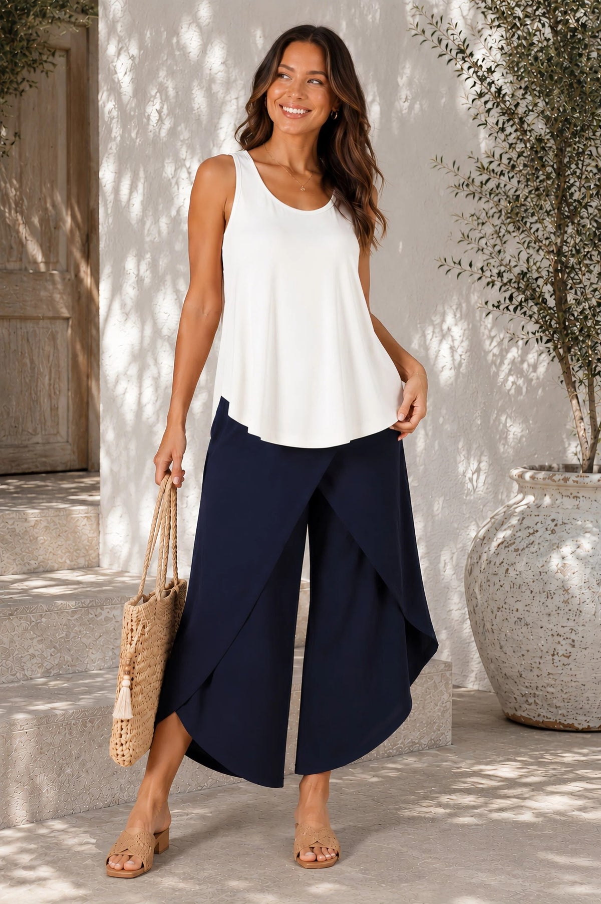 Aria Wrap Stretch Travel Pants