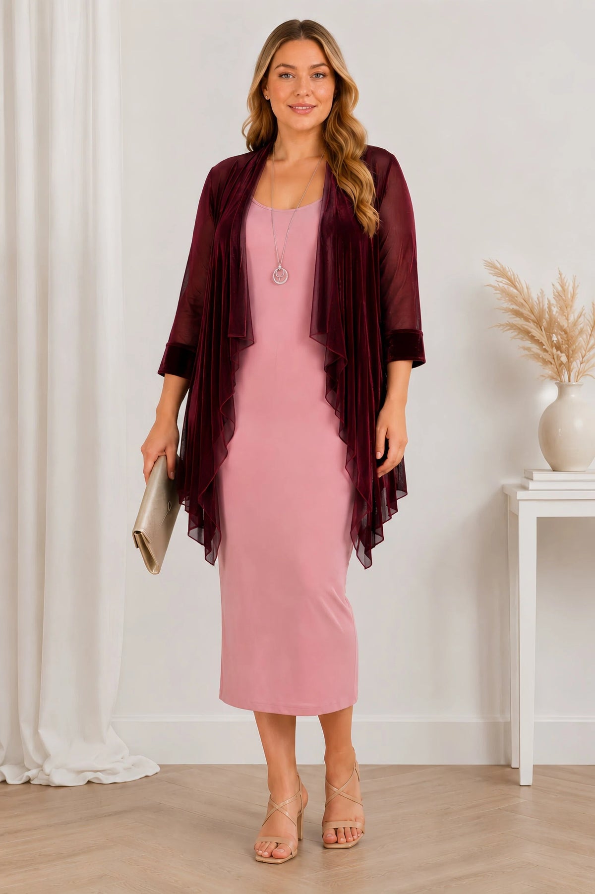 Knit Velour Mesh Must Have Shrug