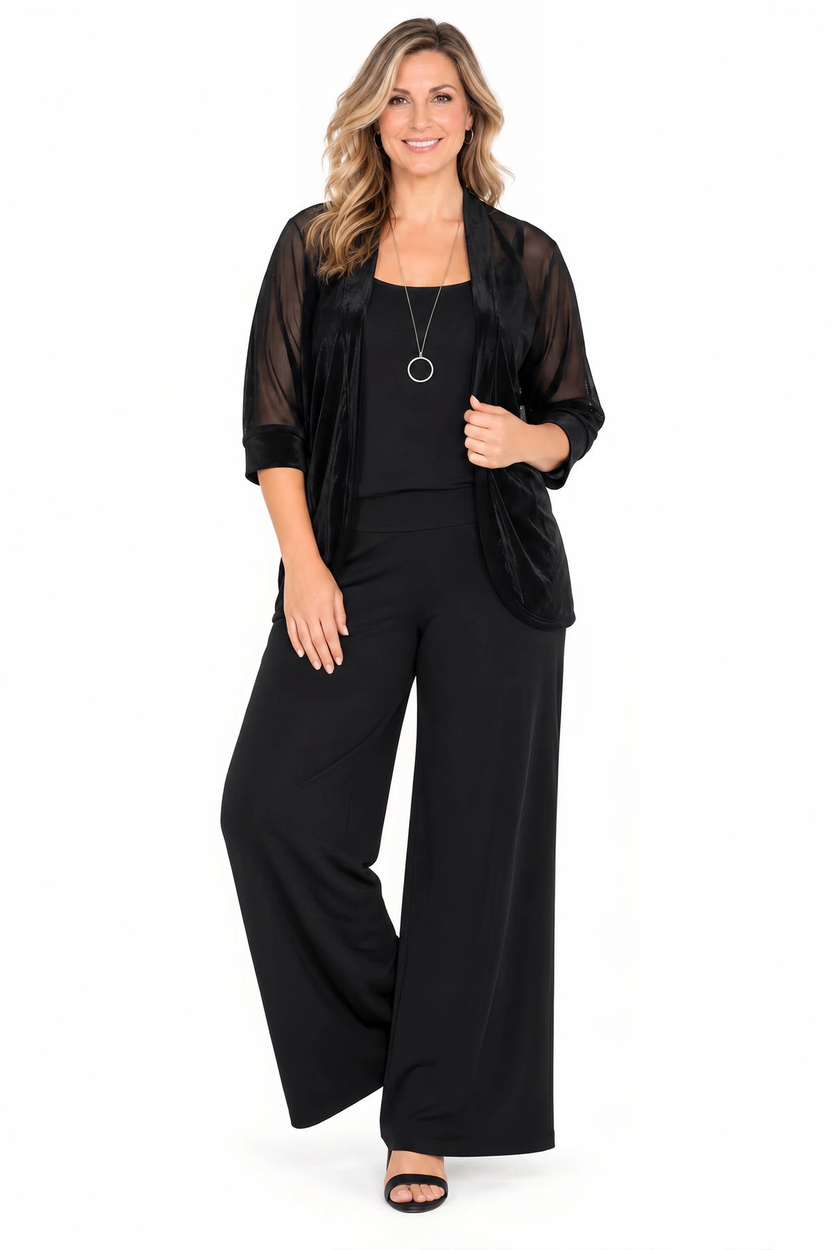 Velour Mesh Shrug